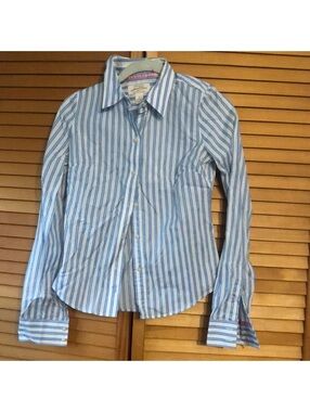 Abercrombie & Fitch Vintage Striped Button-Down Long Sleeve Shirt Size S